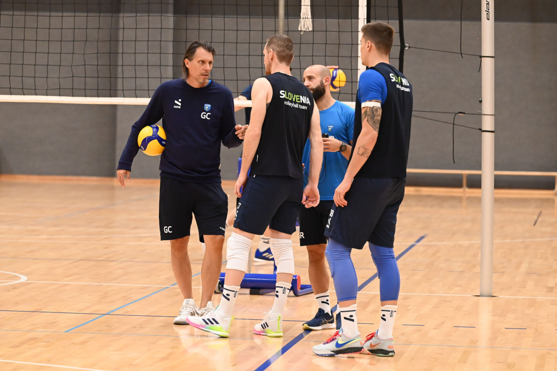 Odbojkarji zaključujejo priprave v domovini