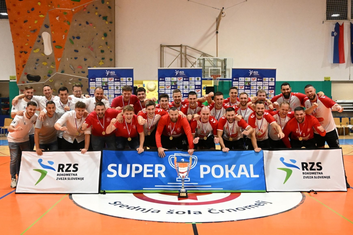 Rokometaši Slovana osvojili prvo lovoriko v novi sezoni