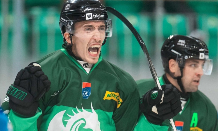 Hokejisti Olimpije Ljubljane so ICE premagali beljaški VSV s 7:2 