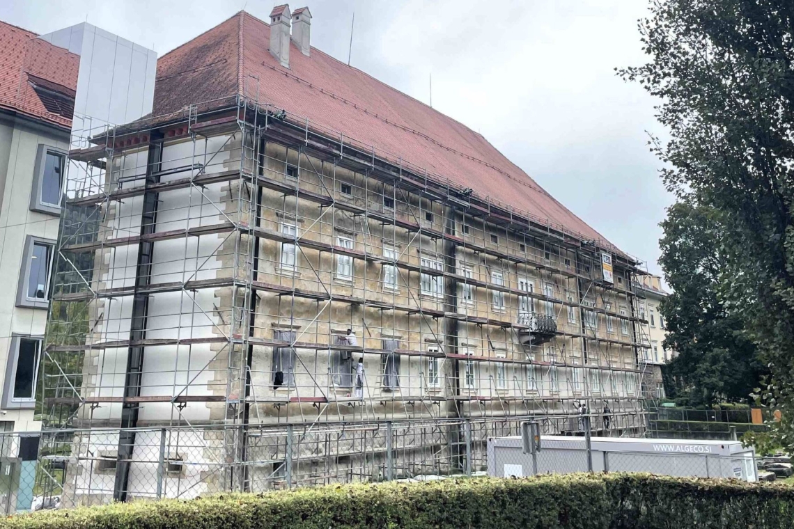 V Celju poteka druga faza obnove Stare grofije