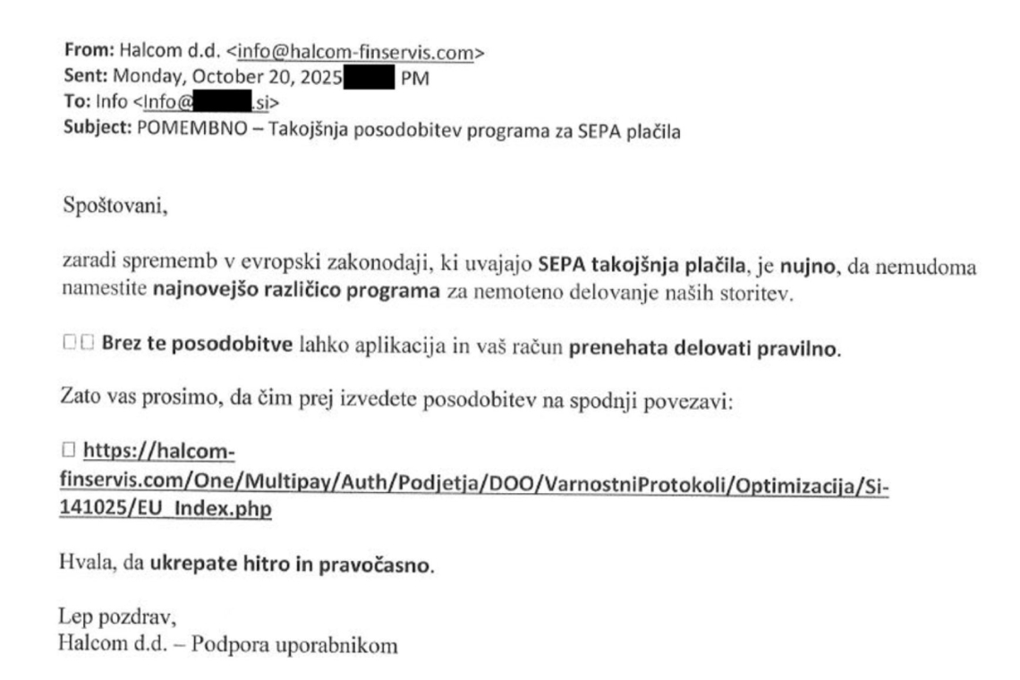 Prevaranti na območju PU Koper podjetju povzročili 92.000 evrov škode